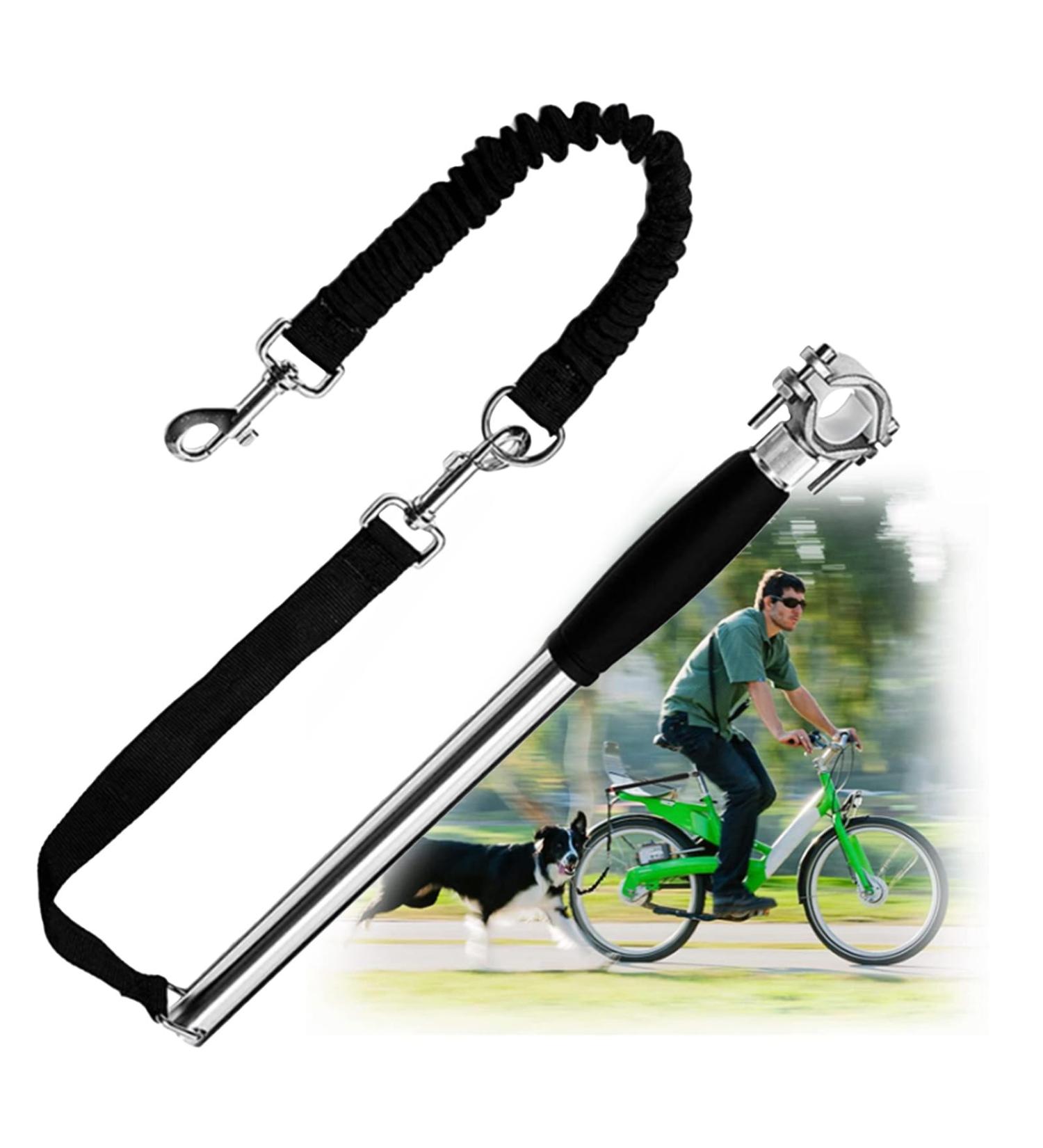 Buy Adjustable Bicycle Dog Leash - Safe Cycling Leash for Dogs Recordable Practice Line & Bike Bracket - Buy Online on GoSupps.com