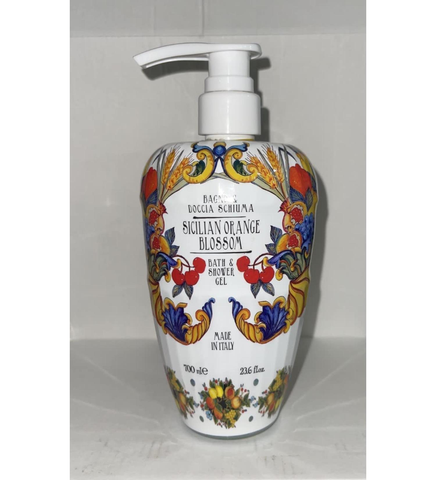  LE MAIOLICHE LE MAIOLICHE BATH AND SHOWER FOAM 700ML SICILIAN ORANGE BLOSSOM - Buy Online on GoSupps.com