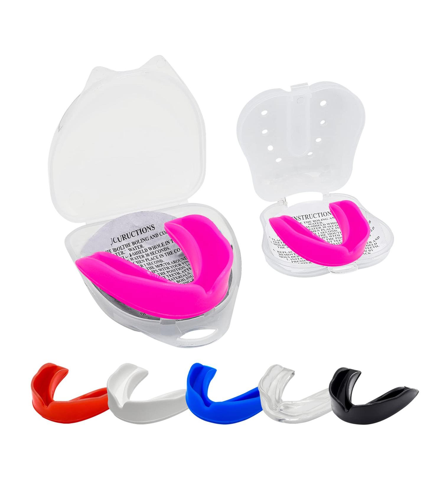 Mouth Protection for All Ages - Durable & Stylish for Sports School & Martial Arts | Junior 8+ Pink - Buy Online on GoSupps.com