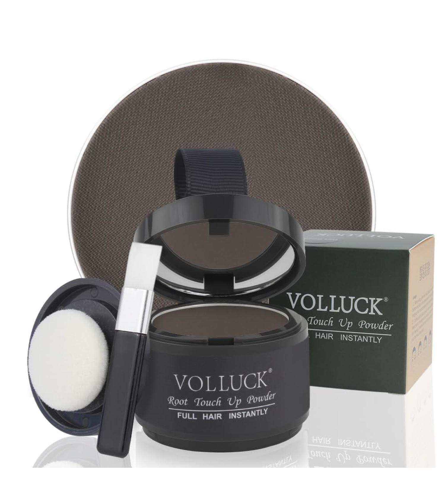 Full-Look Hair Base Powder - Waterproof Volumizing Styling Powder for Men & Women - Dark Brown - 4g - Buy Online on GoSupps.com
