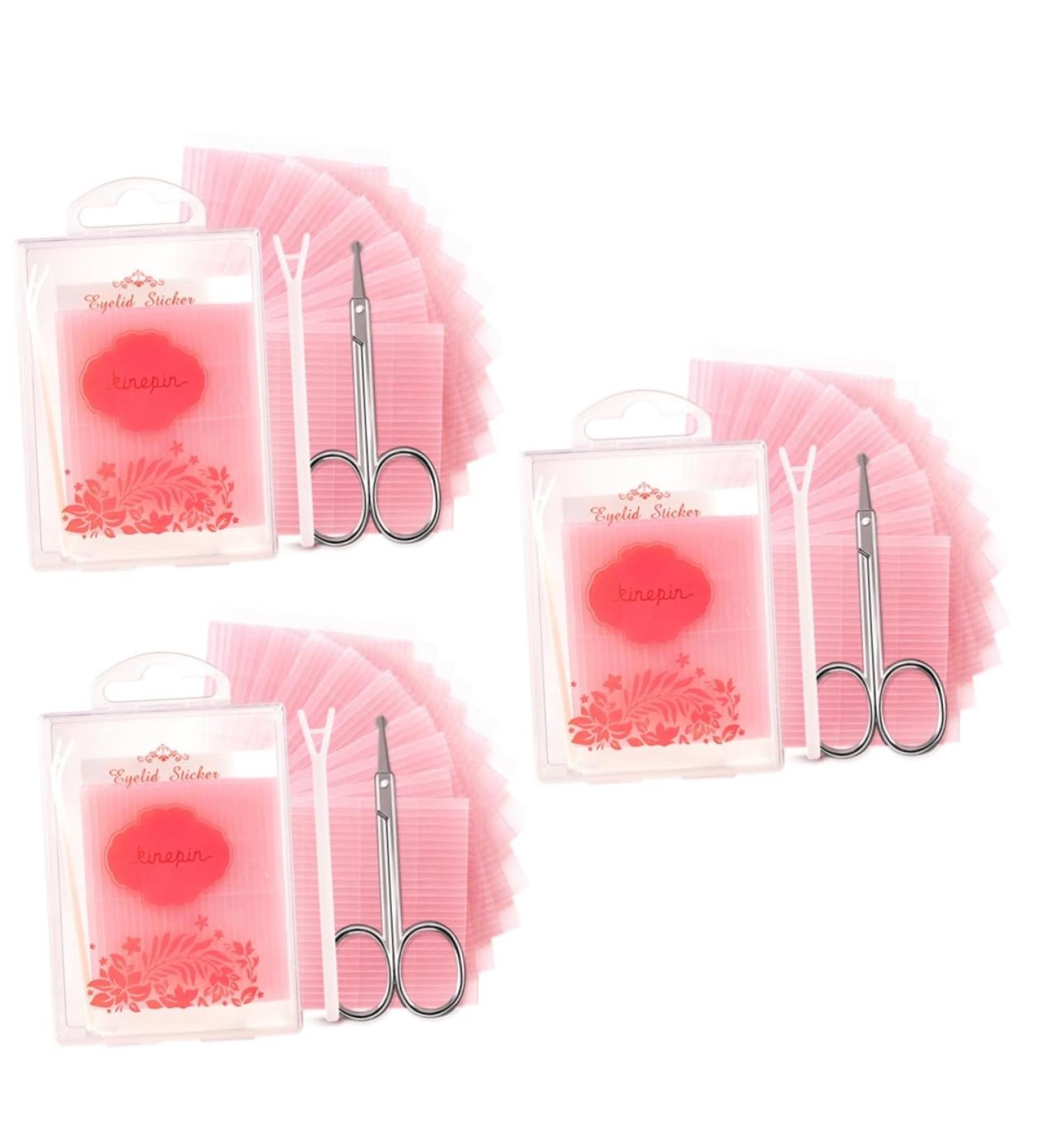 FOMIYES 3 Sets Double Eyelid Sticker Double Sided Eyelid Tape Clear Tape Double Eyelid Pastes Eyelid Lifter Strips Double Eyelid Tape Eyelid Lifting Tape Invisible Tape Fiber Strip Make up - Buy Online on GoSupps.com