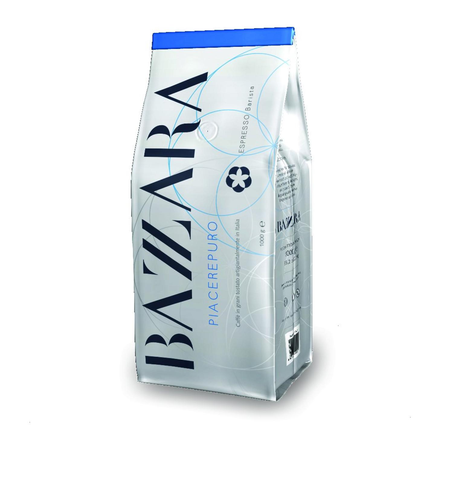 Bazzara Piacerepuro (formerly Top Class) whole bean coffee - 100% Arabica - 1kg