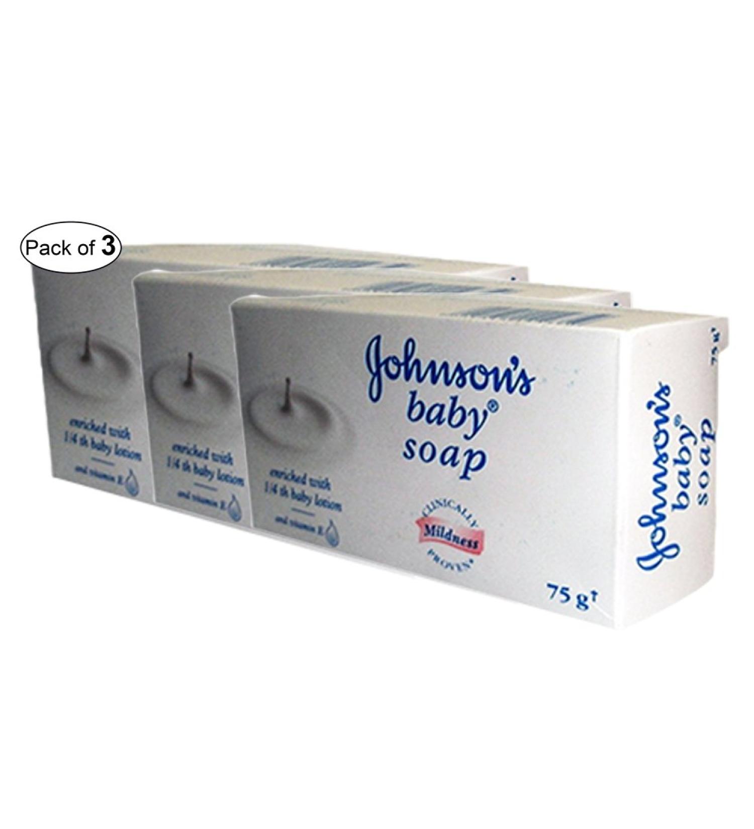 Johnson s Baby Soap (75g Approx.) (Pack of 3)