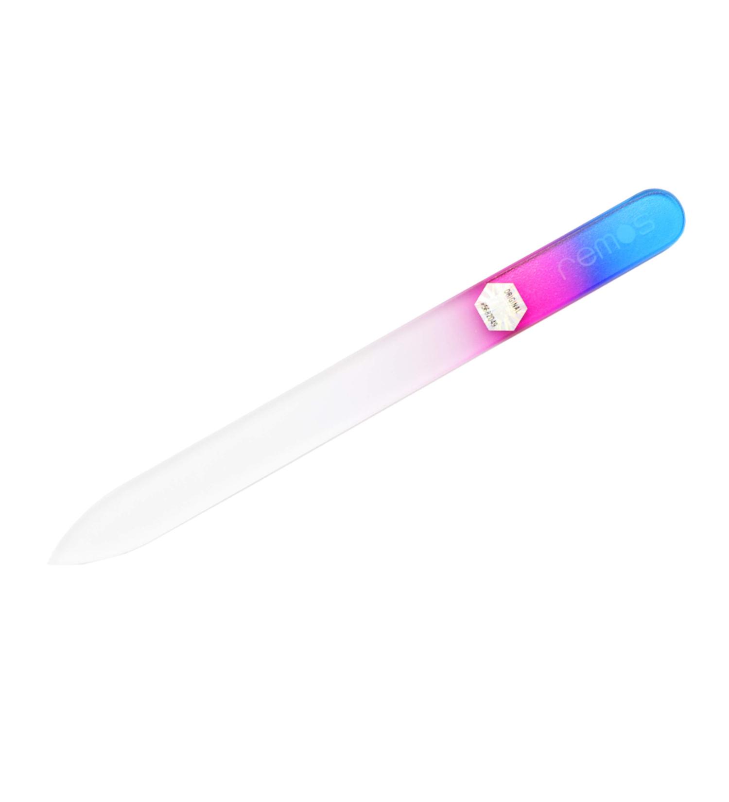 REMOS Real Tempered Glass Nail File - Double-Sided Blue-Purple - Buy Online on GoSupps.com