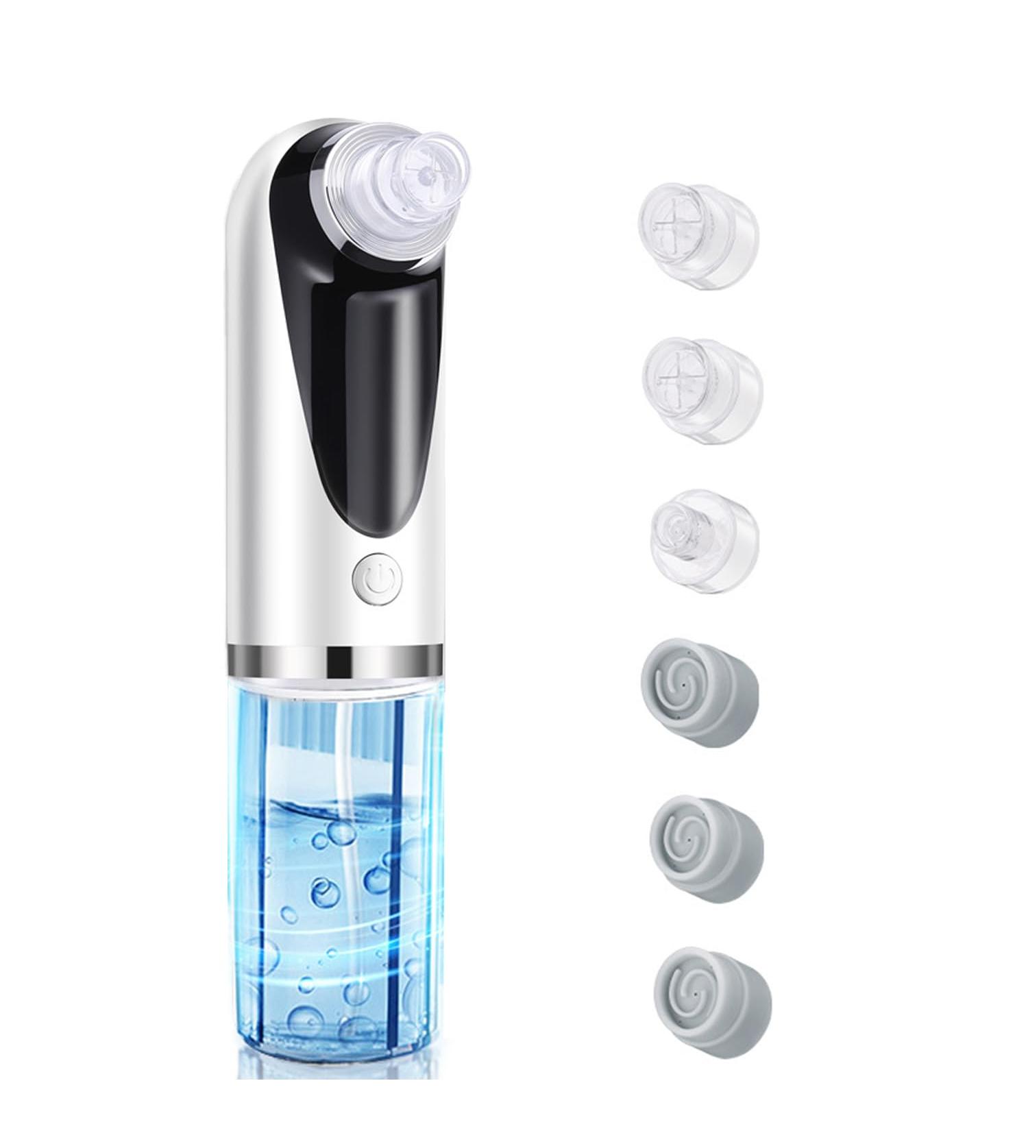 2024 Upgraded - Blackhead Remover Pore Cleaner - Wireless Blackhead Extractor Tool with 3 Adjustable Modes of Inhalation Comfort Level Dual Storage Space USB-C Rechargeable Suitable for Women/Men White - Buy Online on GoSupps.com
