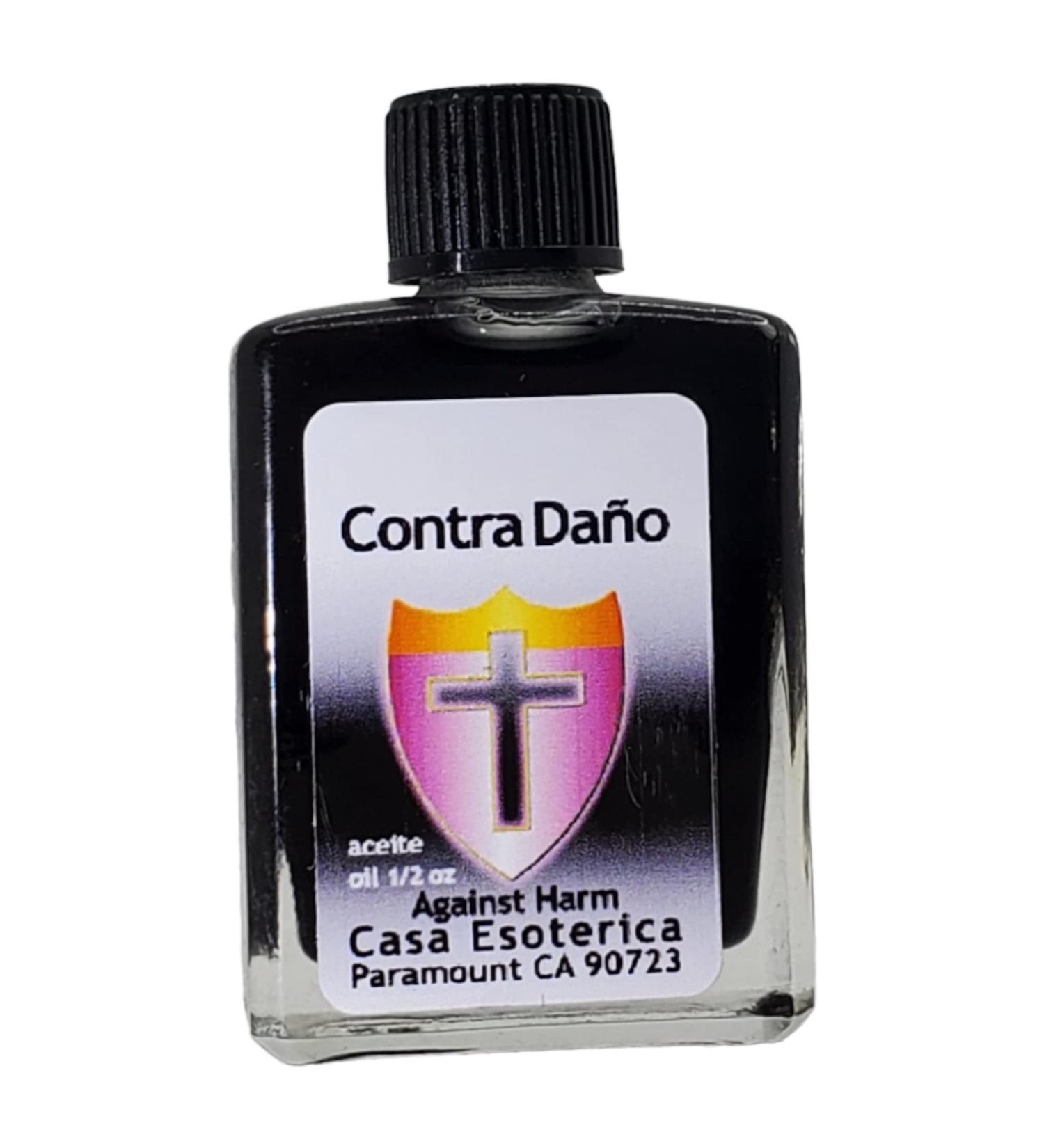 Against Harm Oil (Contra Dano Aceite) Spiritual Anointing Oil by CASA ESOTERICA MAGICK SPACE - Protection Spell - Shield from Negative Energy & Threats-0.5 FL OZ (1 Pack) - Buy Online on GoSupps.com