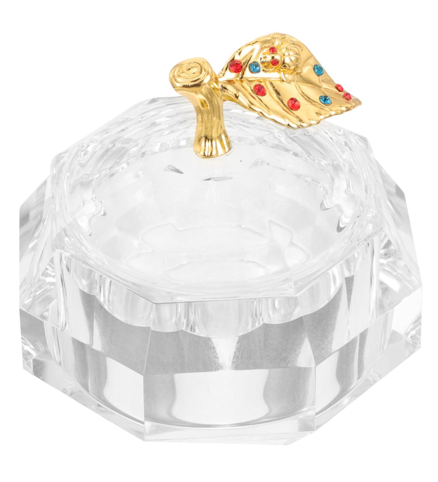 minkissy Tools Nail Liquid Holder Nail Dish Cup Acrylic Nail Supplies Dappen Dish for Acrylic Nails Nail Powder Holder Nail Dish with Lids Nail Dappen Dish Manicure Glass Saucer Cup - Buy Online on GoSupps.com