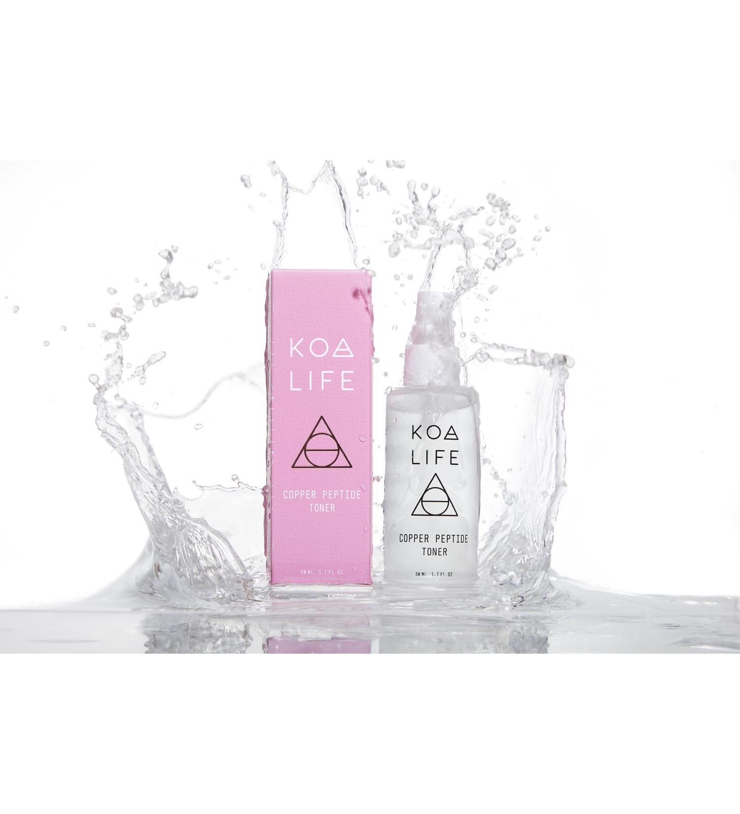 Copper Peptide Anti-Aging Facial Toner - Collagen Boosting Skin Repair Solution with Natural Plant-Based Formula Vitamins for Hydration Plumping and Glowing Skin 1.7 Fl OZ Peptide Facial Toner - Buy Online on GoSupps.com