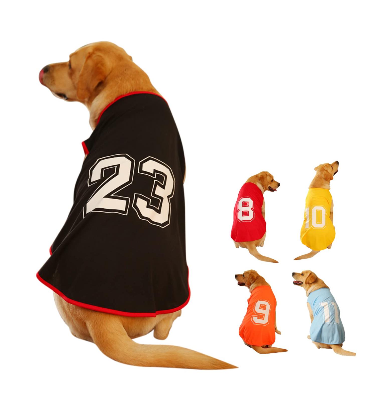 Shop Stylish Dog Shirt - Summer Vest Tank Top for Large Medium & Small Breeds - Breathable & Comfortable - Black Medium - Buy Online on GoSupps.com