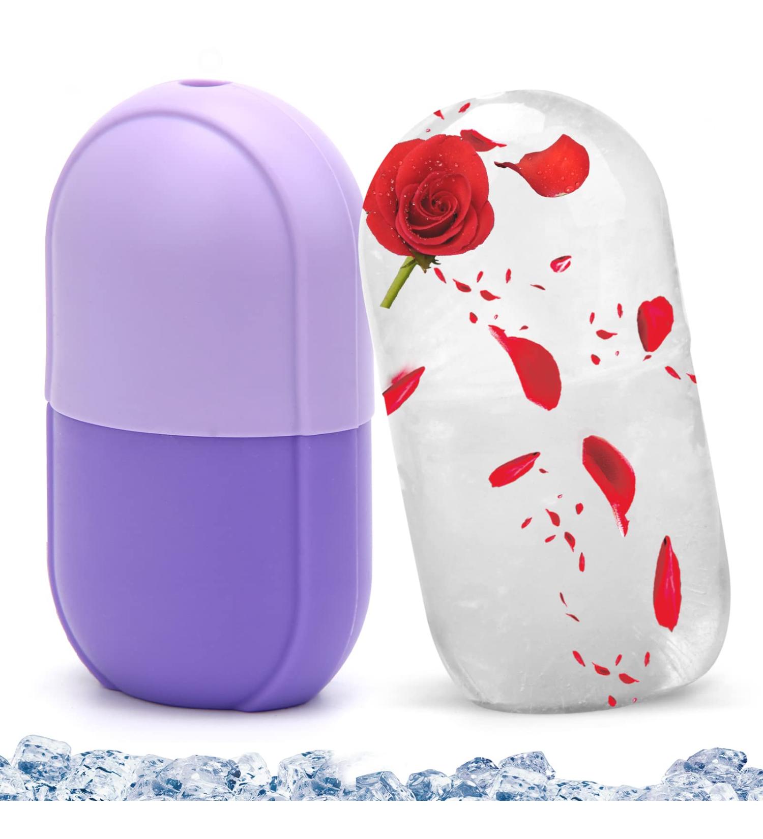 2024 Ice Face Roller - Upgraded Coldairsoap Facial Beauty Tool | Reusable Skin Care Roller for Neck | Enhance Natural Glow & Radiance - Buy Online on GoSupps.com