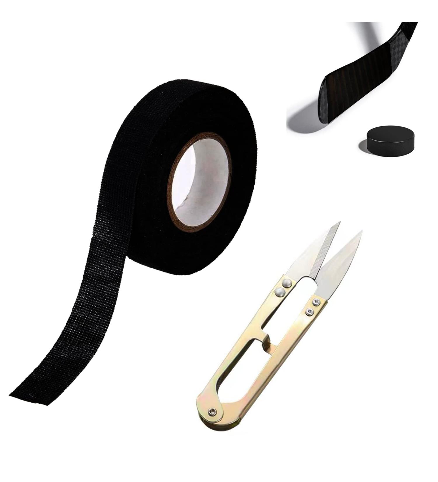 Qeeroyo 25m Ice Hockey Handle Band - Anti-Slip Grip Sports Tape for Hockey Rackets Durable Black Racket Strap - Buy Online on GoSupps.com