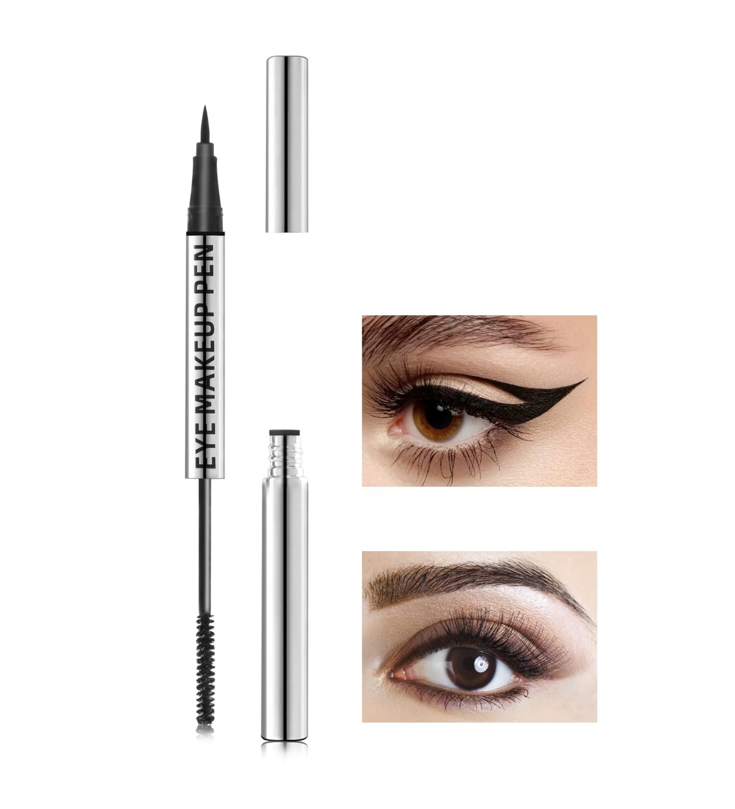 BOOBEES 2 In 1 Eye Make-Up: Double-Ended Eyeliner Pen & Mascara | Waterproof Quick Dry & Long-Lasting for Charming Eyes | Premium Quality - Buy Online on GoSupps.com