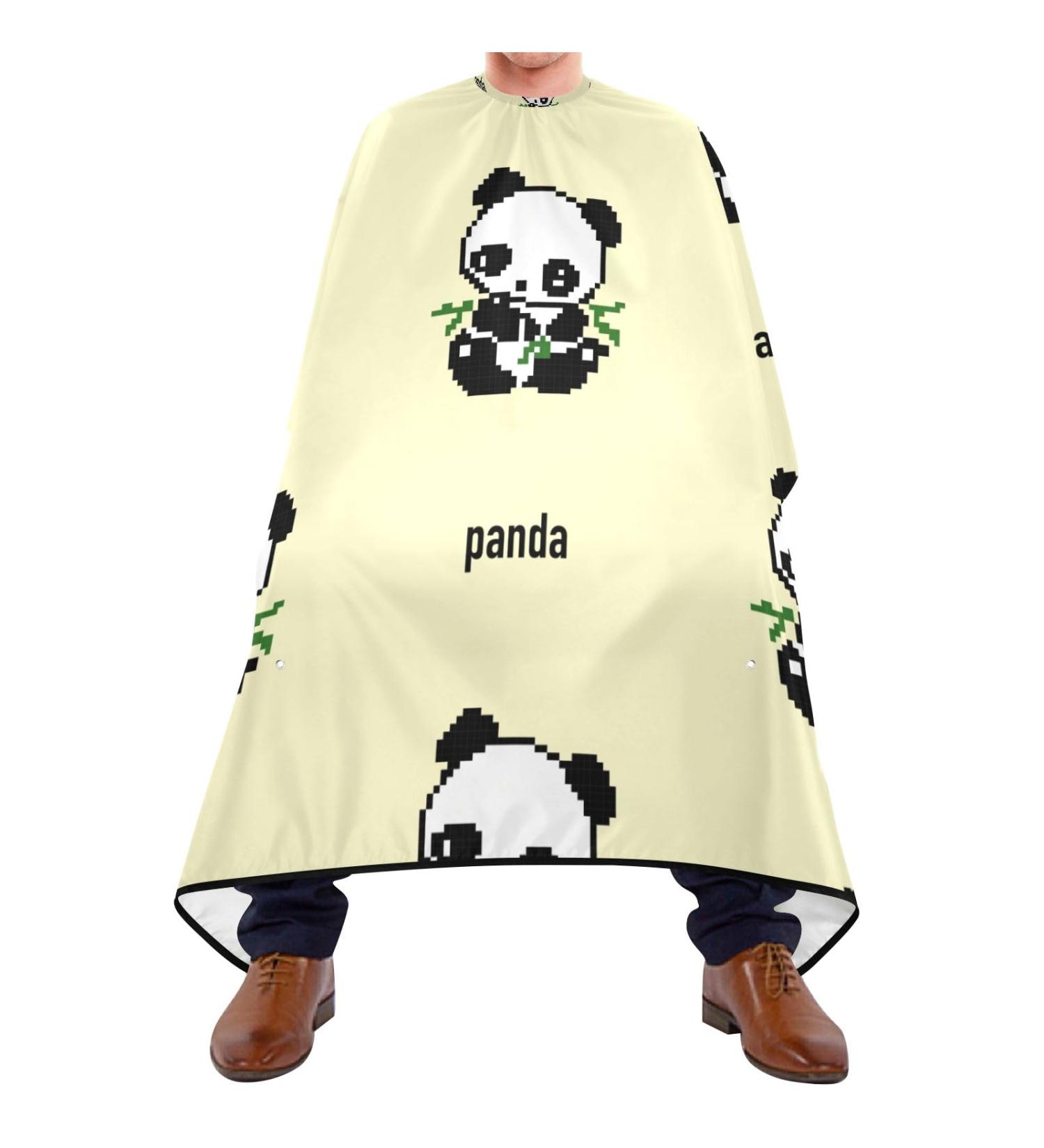 Bolaz Waterproof Barber Cape - Panda Bear & Cheetah Haircut Bib for Men & Women | Unisex Hair Cutting Cape - Buy Online on GoSupps.com