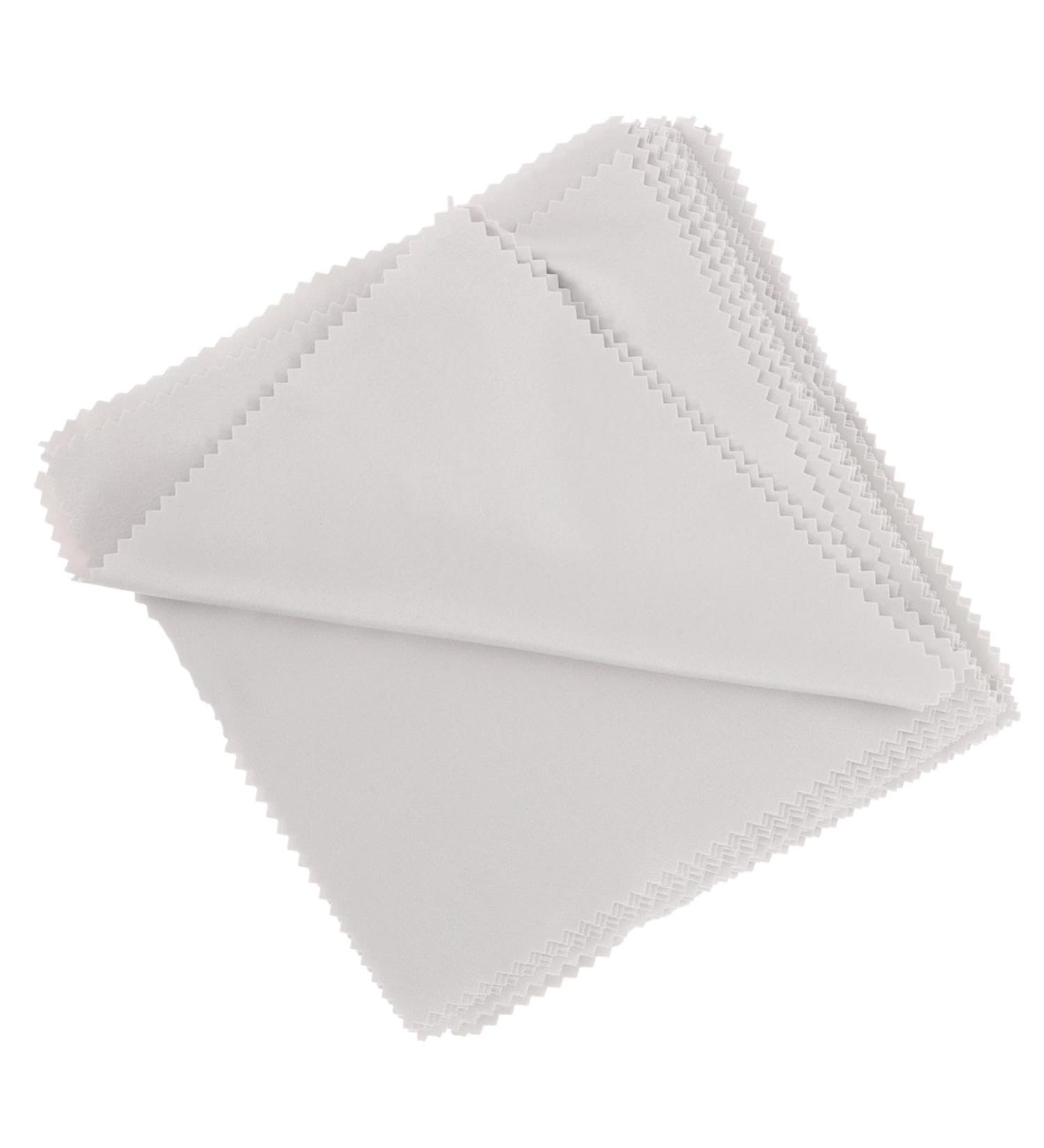 50pcs Jewelry & Eyeglass Cleaner Cloths - Premium Polishing Wipes for Jewelry Glasses Lenses & Screens - Buy Online on GoSupps.com