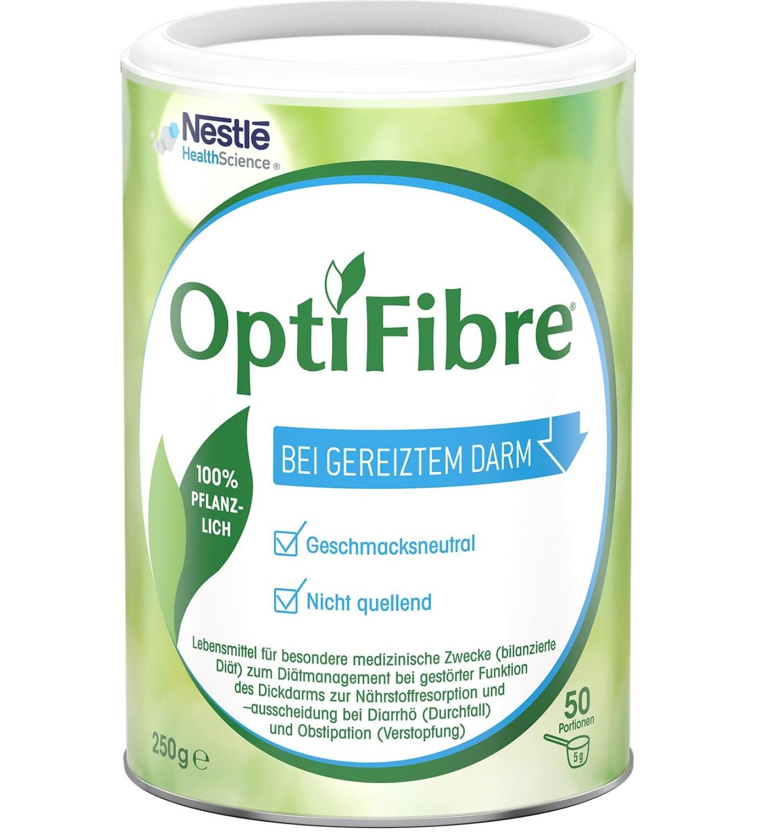 Optifibre 250g - Soluble Fiber for Irritated Intestine | 100% Vegetable Tasteless & Easy to Absorb | International Shipping Available - Buy Online on GoSupps.com