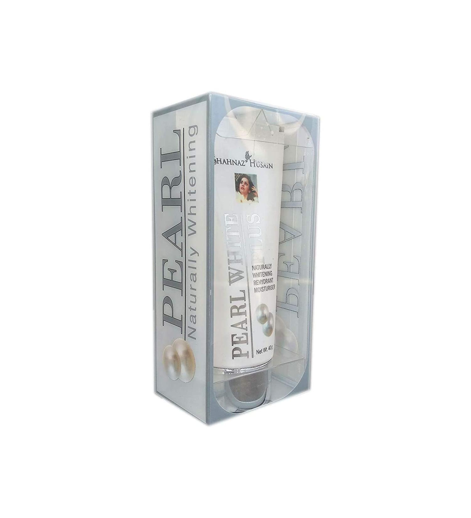 Shahnaz Hussain Pearl White Plus - Best Naturally Re-hydrant Moisturizer 40g for Healthy Skin | International Shipping Available - Buy Online on GoSupps.com