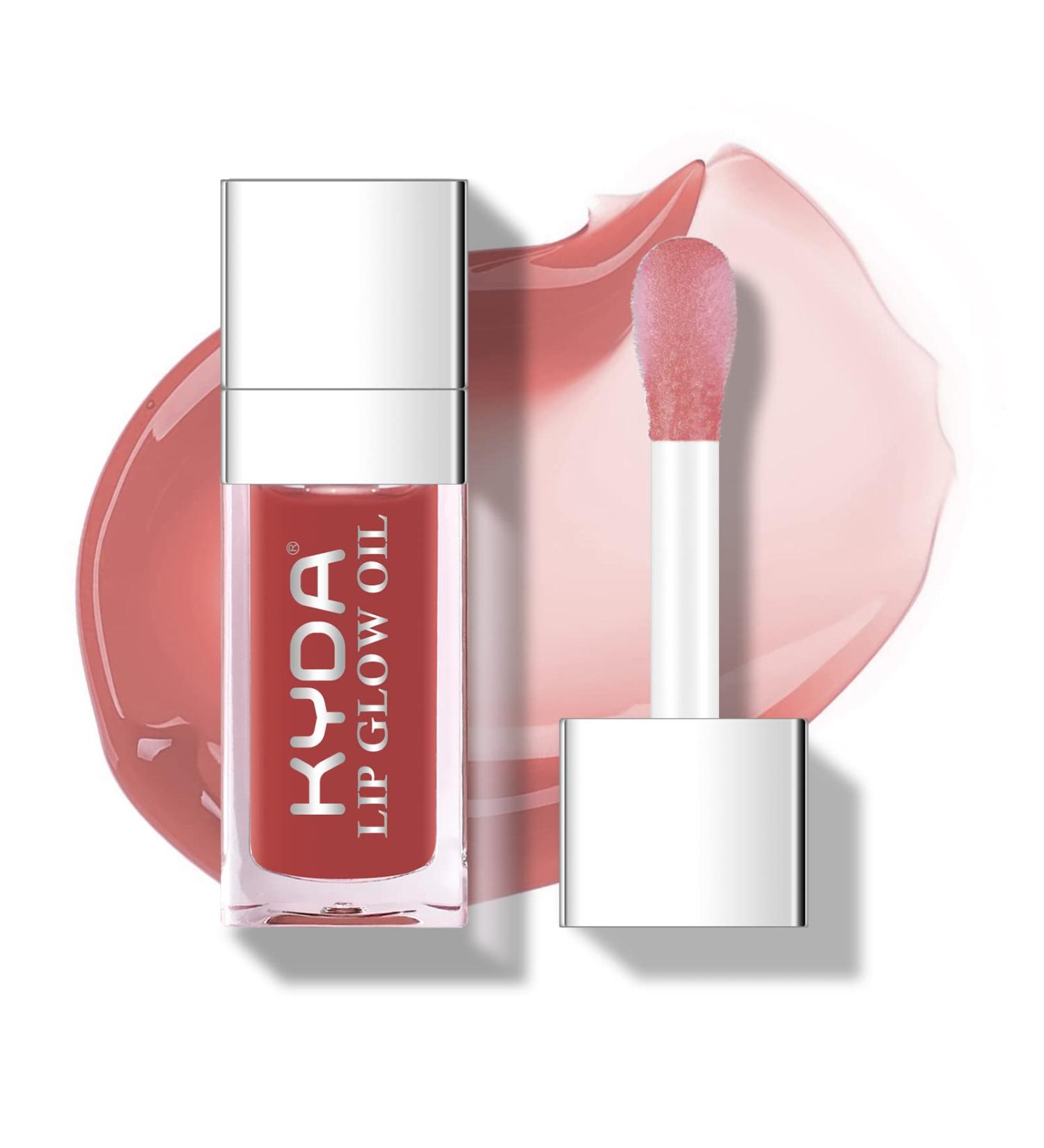 Ownest Beauty KYDA Hydrating Lip Glow Oil - Moisturizing, Plumping & Tinted Lip Oil for Lip Care - Rosewood 012 - Buy Online on GoSupps.com