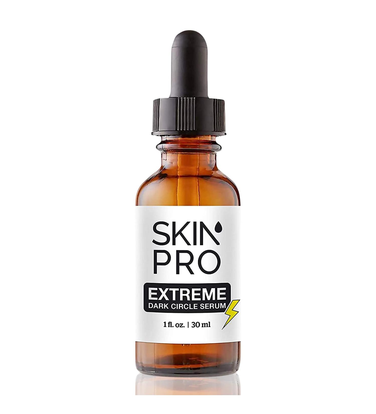 Skin Pro Extreme Dark Circle Eye Serum - Under Eye Dark Circles Remover | Eye Treatment Products for Dark Circles and Puffiness | Eye Depuffer Serum (1 fl oz/30 ml) - Buy Online on GoSupps.com