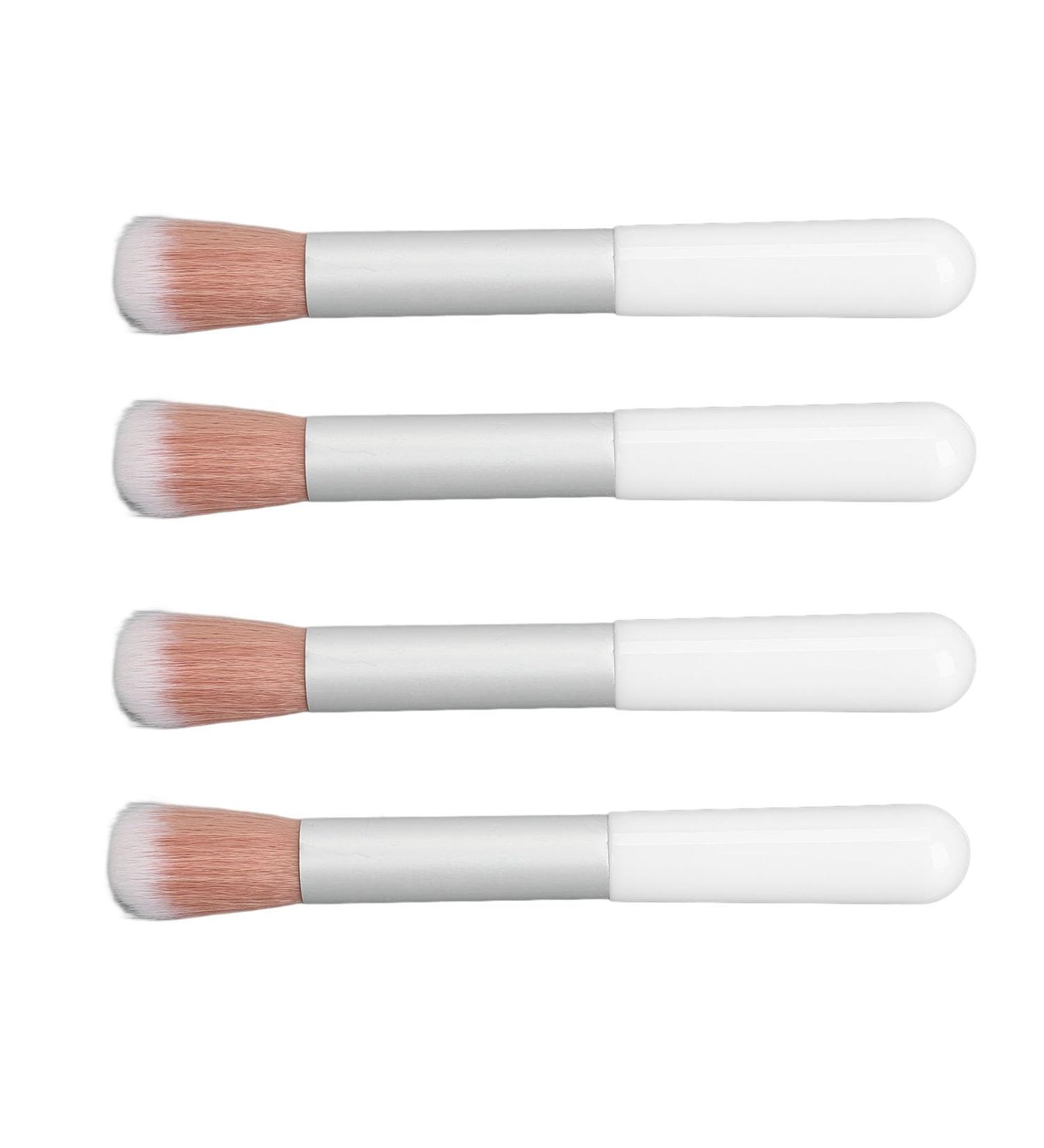 15 Pieces Tapered Blusher Brush Ergonomic Rounded Handle High Density Cheek Makeup Brush Bronzing Powder Brush - Buy Online on GoSupps.com