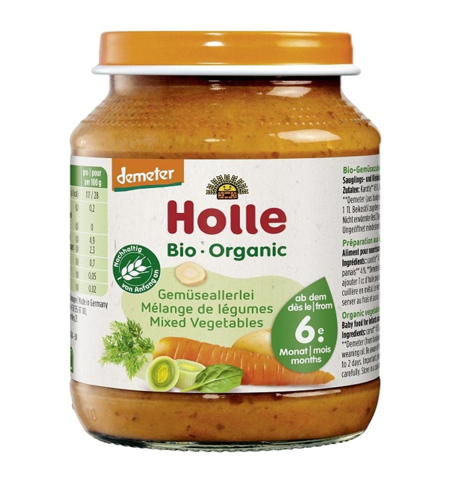 Holle mixed vegetables from 6 months 190 g