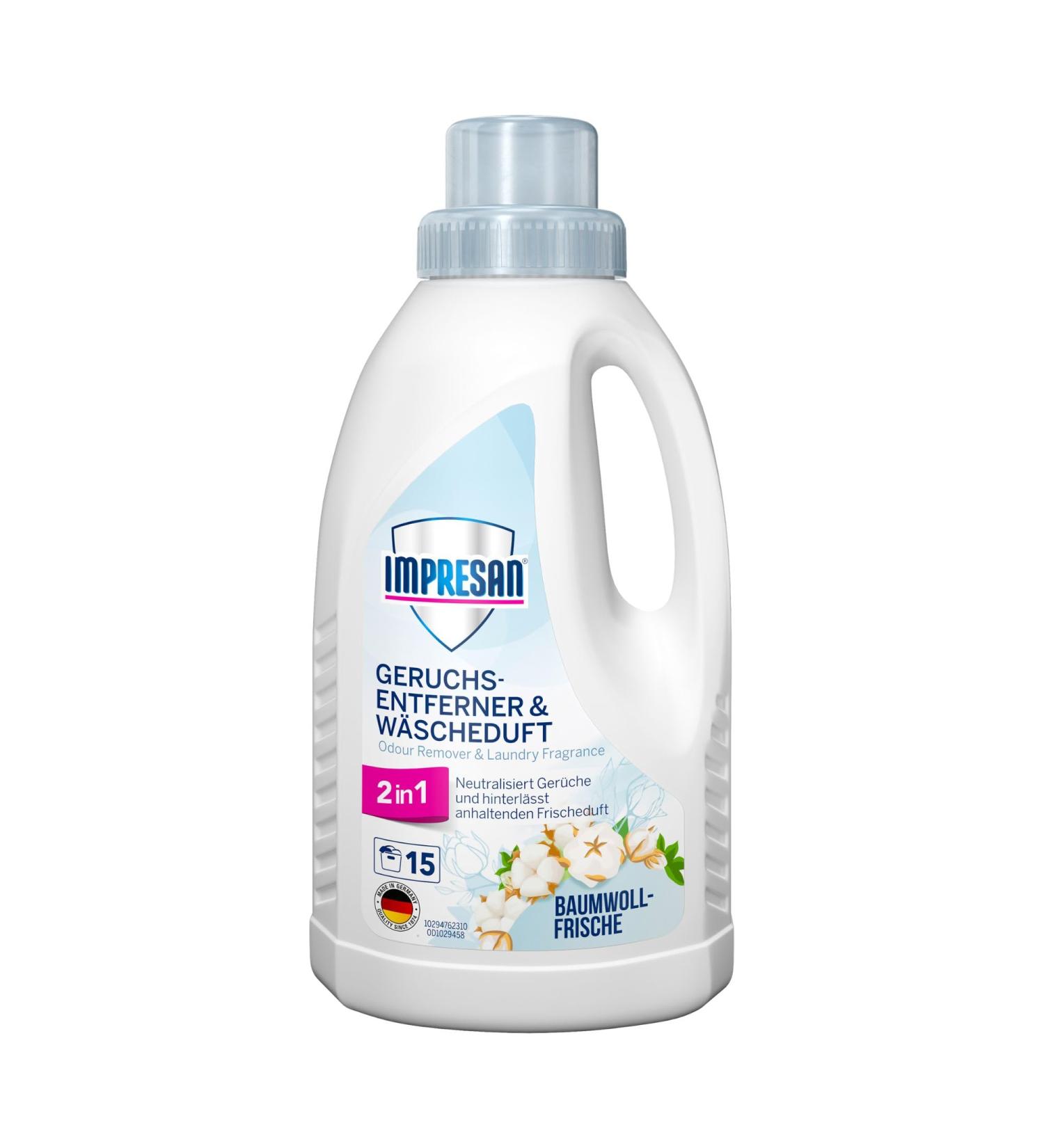 Impresan Odor Remover & Laundry Scent - 2-in-1 Smell Neutralizer for All Textiles | 450ml - Long-lasting Fresh Fragrance - Buy Online on GoSupps.com