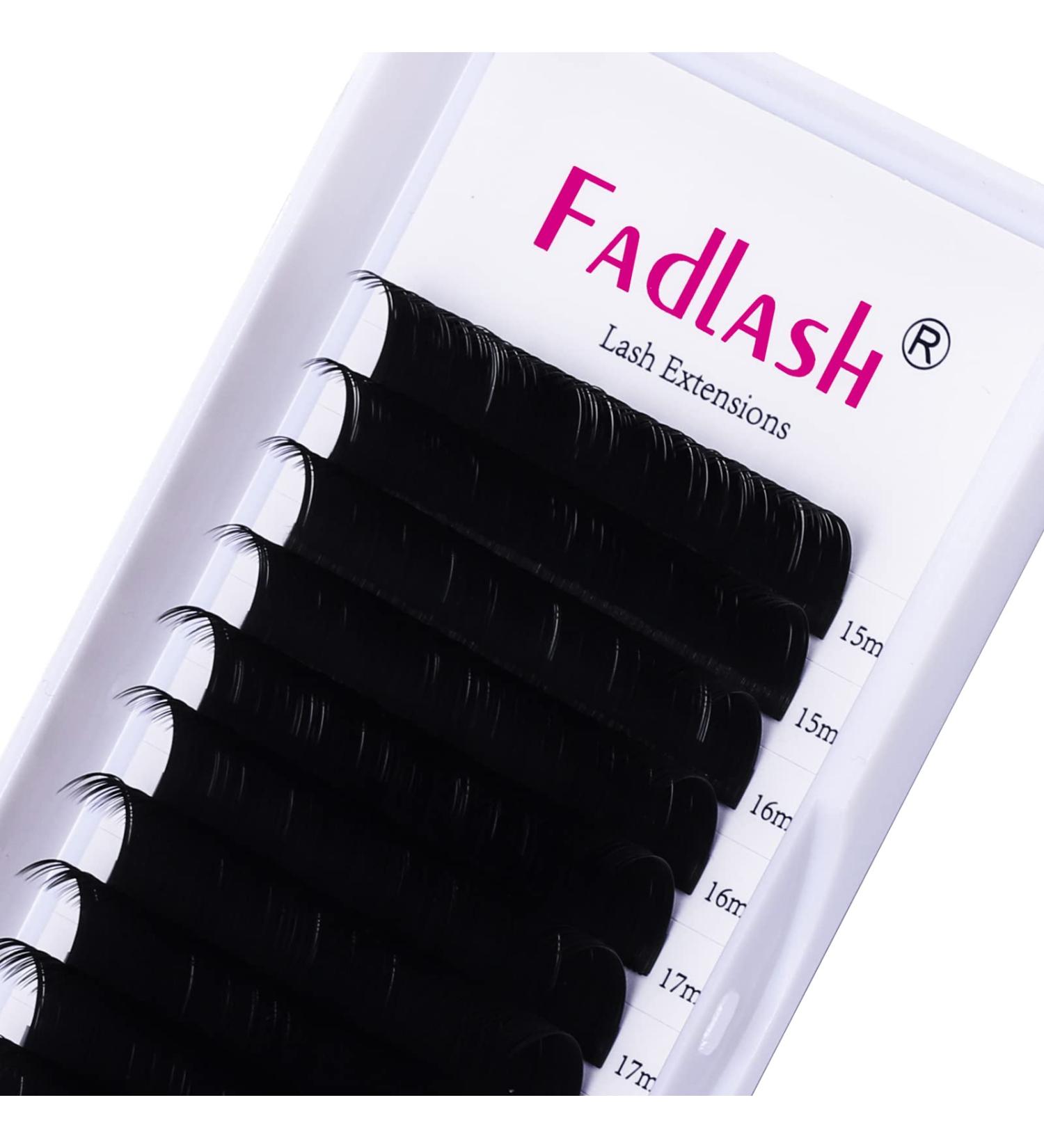 D Curl 15-20mm Silk Classic Lash Extension Mixed Tray - Individual Eyelash Extensions (0.20-D 15-20mm Mix) - Buy Online on GoSupps.com