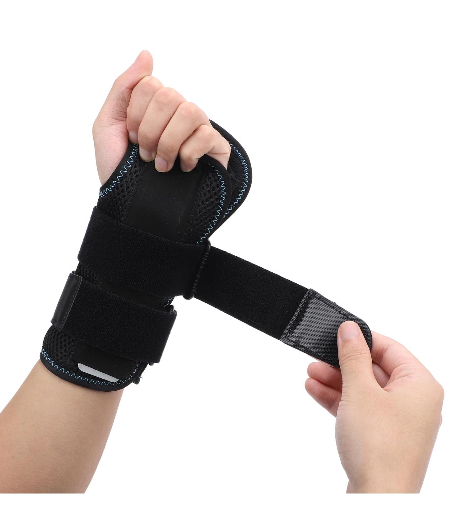 SUNGOOYUE Wrist Brace for Carpal Tunnel | Breathable Fabric & Removable Splint | Steel Plate Support for Arthritis & Tendonitis | Left Hand Relief | International Shipping Available - Buy Online on GoSupps.com