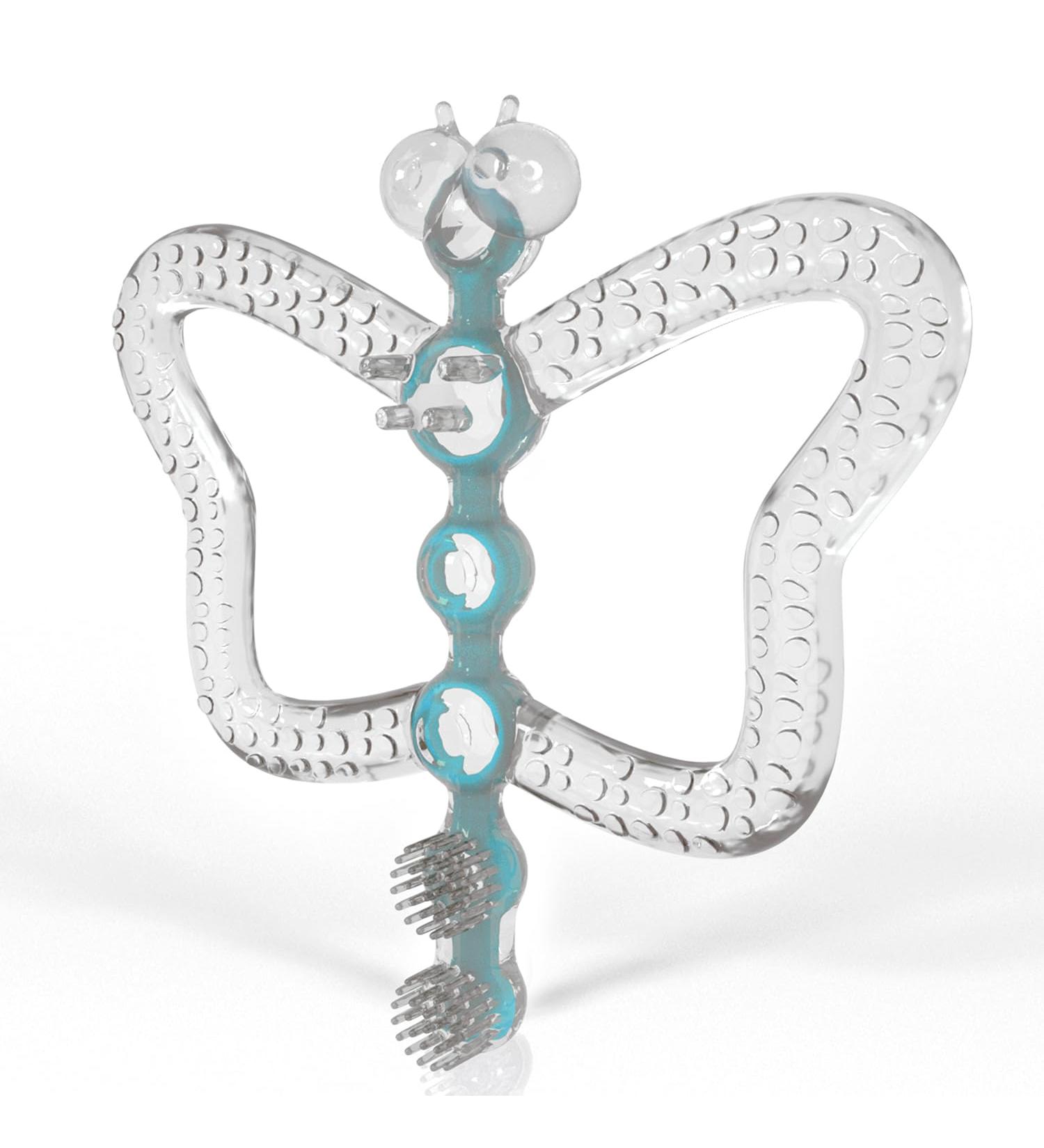 Shop New 2023 Teething Ring - Baby Teething Aid & Motor Skills Toy for 3 Months+ - Buy Online on GoSupps.com