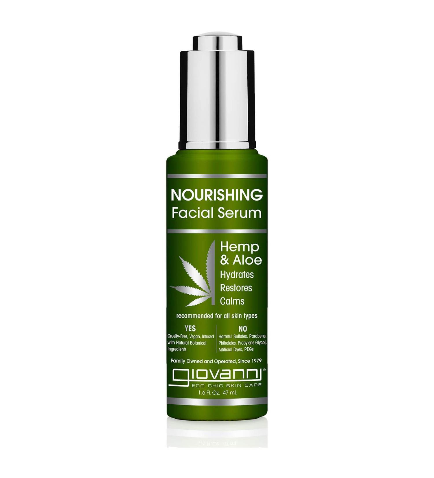 Giovanni Hemp & Aloe Nourishing Facial Serum 47ml / 1.6 Fl oz
