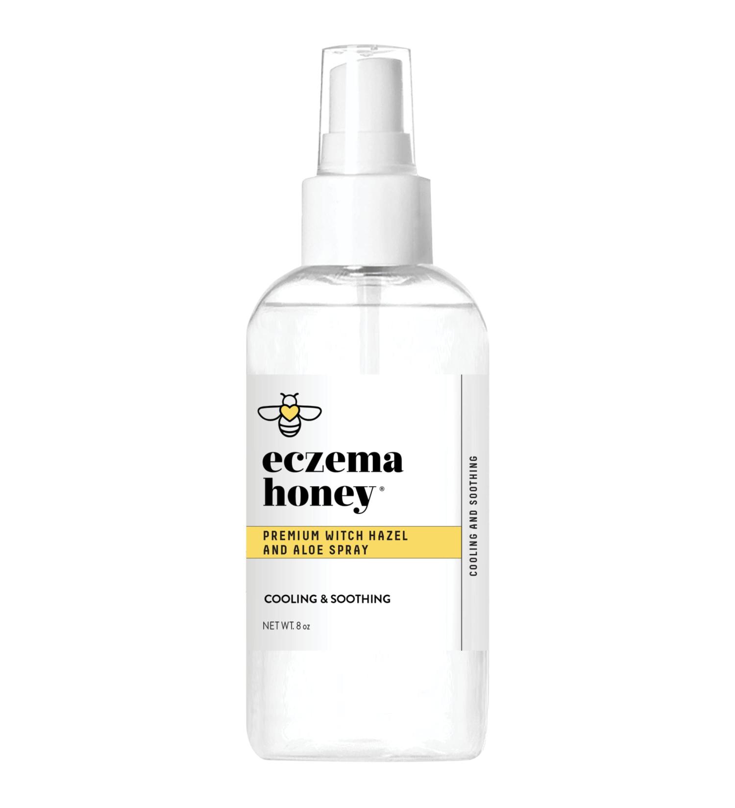 ECZEMA HONEY Premium Witch Hazel & Aloe Spray - Facial Mist and Moisturizer for Dewy Skin (8 Oz) - Buy Online on GoSupps.com