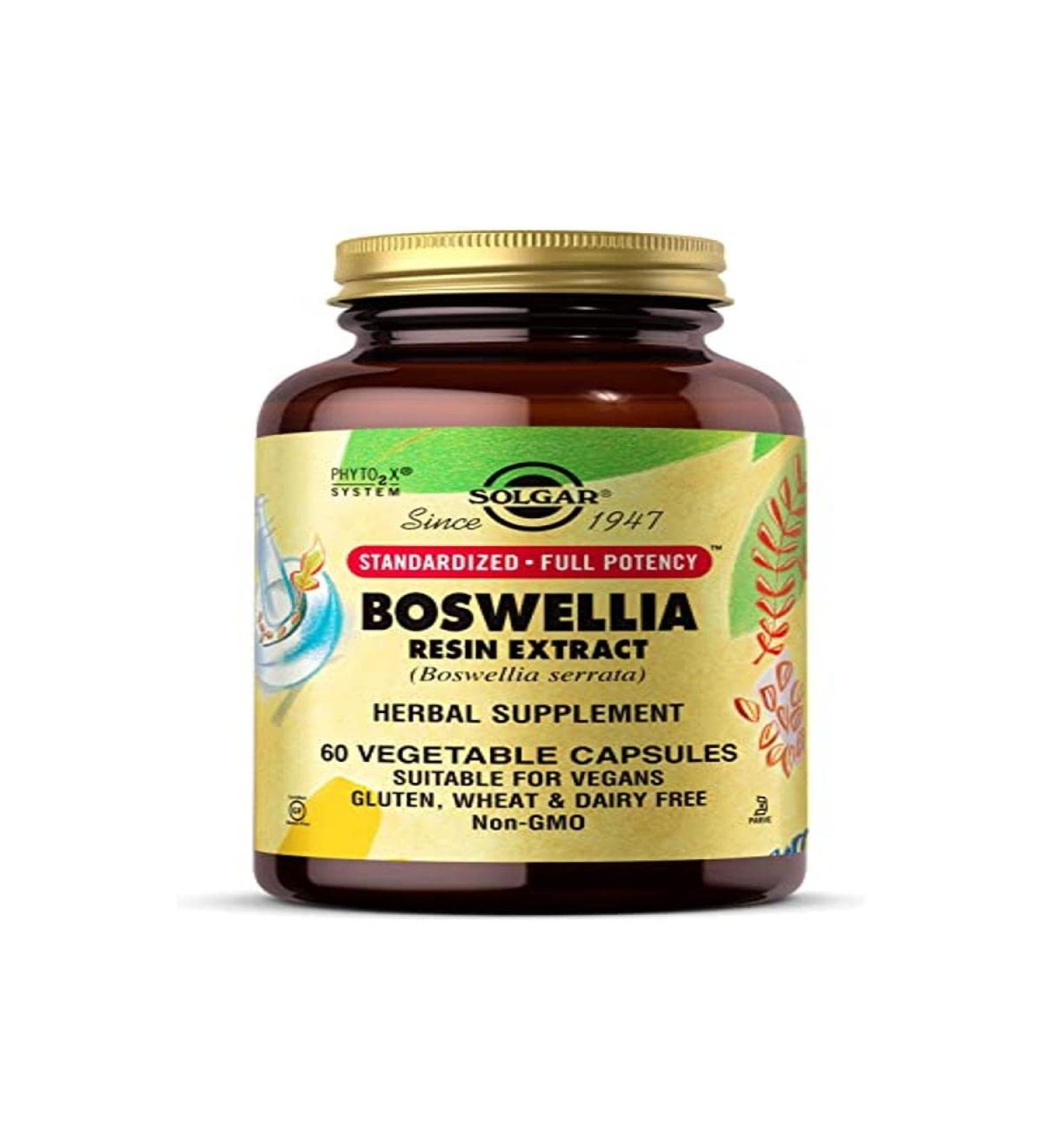 Solgar Boswellia Resin Extract 60 Vegetable Capsules