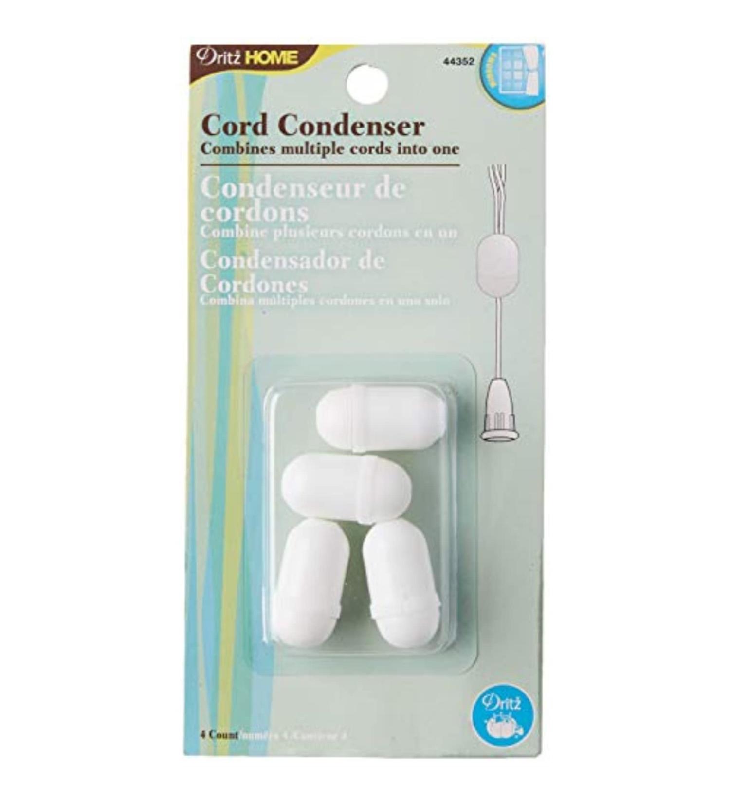 Dritz Home 44352 Cord Condensers White (4-Piece) - Cable Management Solution - Buy Online on GoSupps.com