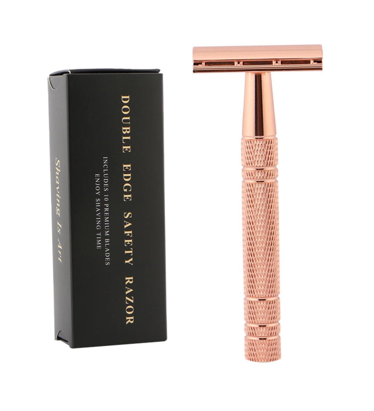 Buy Stainless Steel Security Razor - Double & Single Blade for Smooth Shaving | Removable Head for Men - Buy Online on GoSupps.com