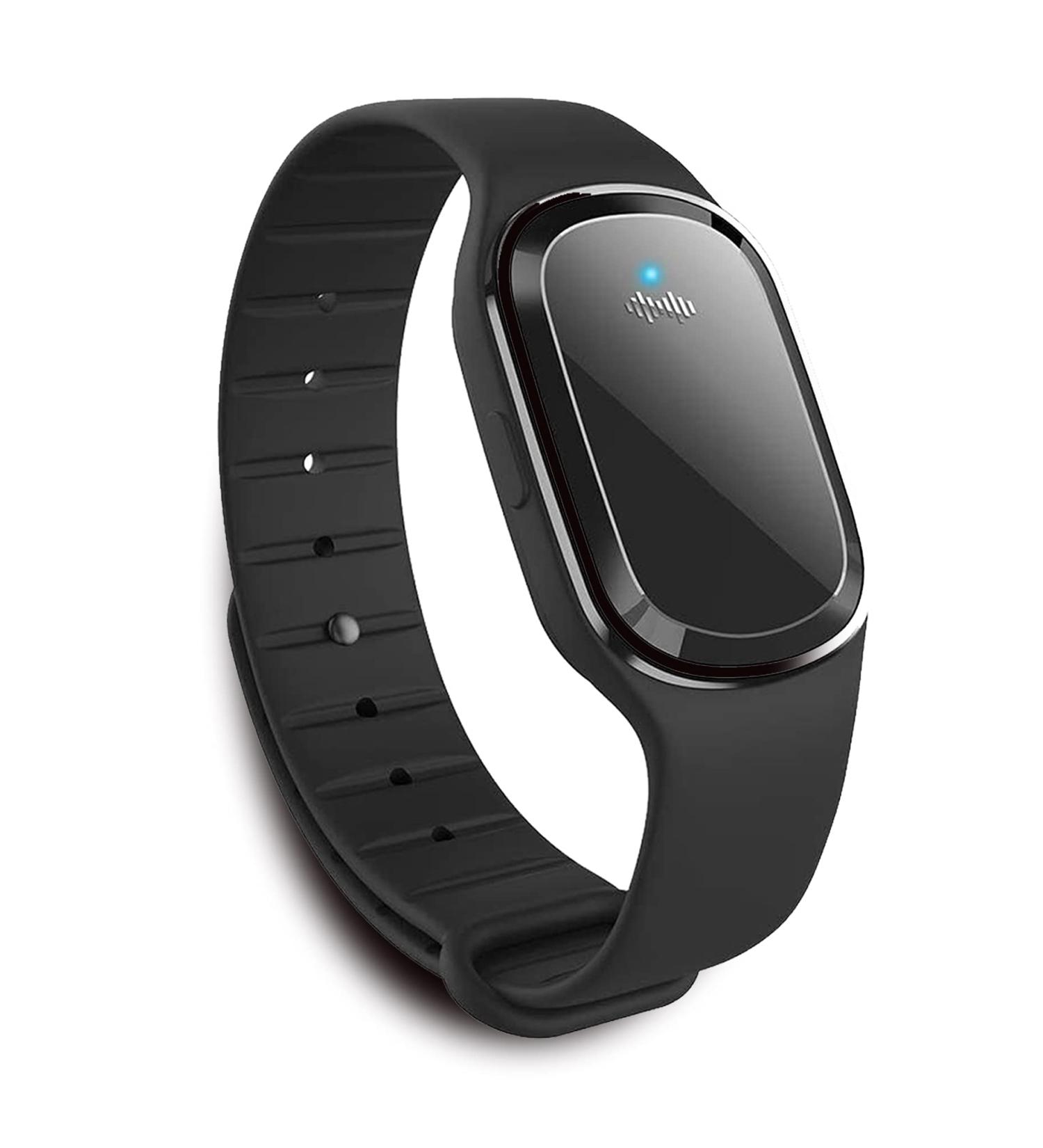 Wskvlcg Ultrasonic Mosquito Repellent Bracelet Watch | USB Rechargeable Anti Mosquito Wristband for Adults and Kids | Mosquito Insect Repellent Band (Black) - Buy Online on GoSupps.com