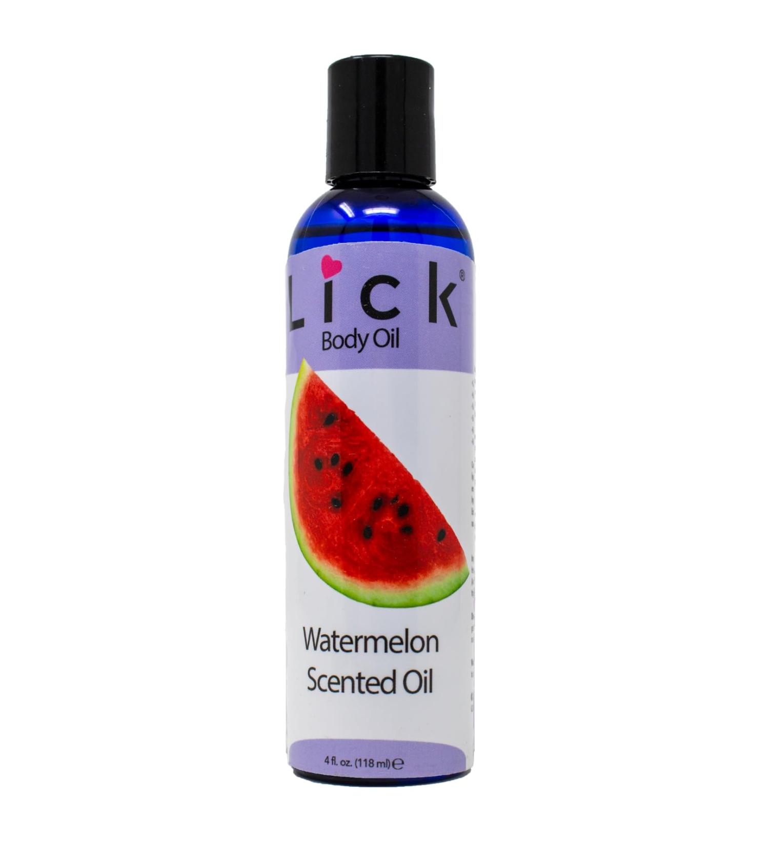 LICK Watermelon Scented Body Oil - Vitamin E Hydrating After Shower Oil for All Skin Types Antioxidant Protection & Aromatherapy - Buy Online on GoSupps.com