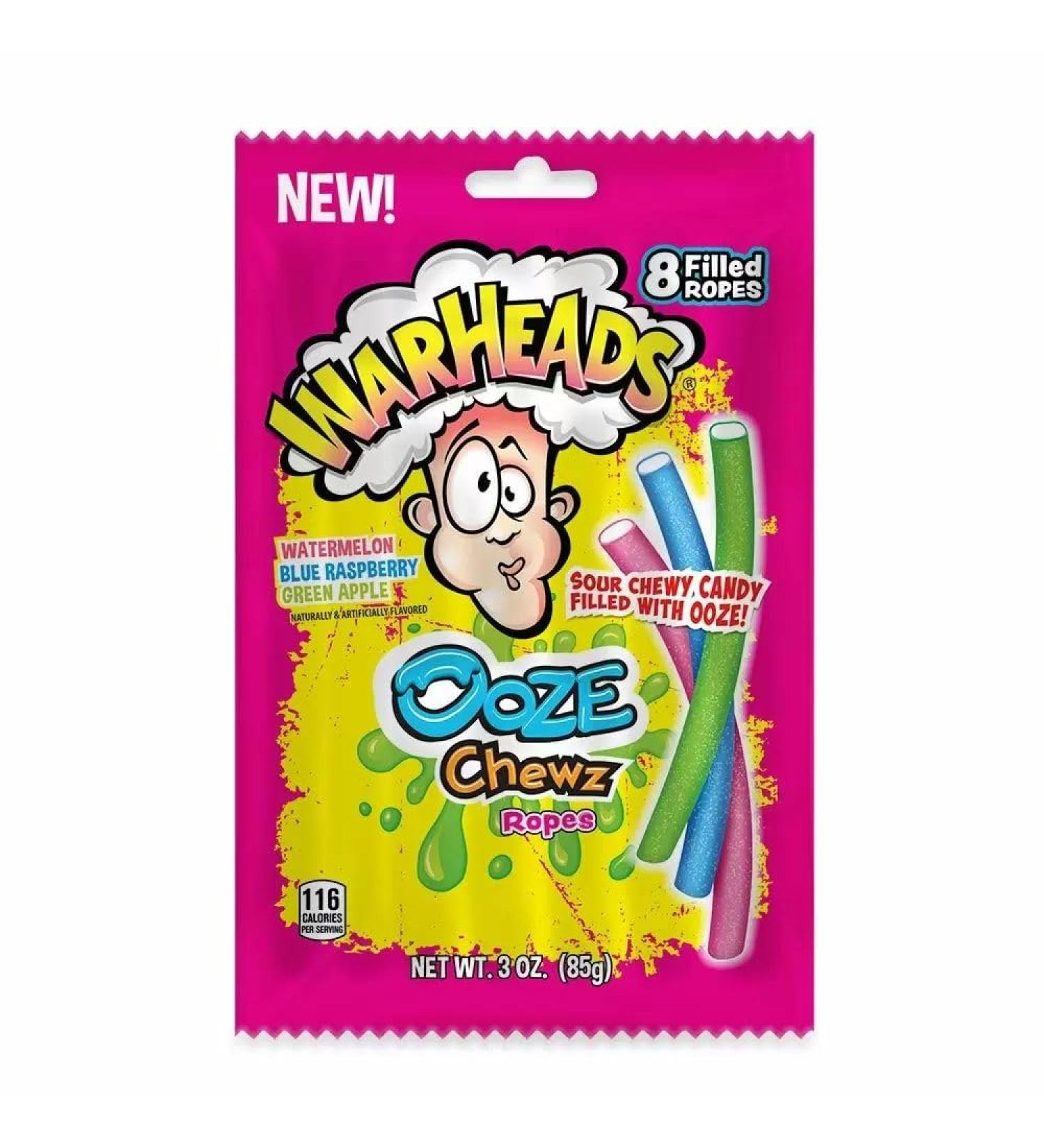 Sour Ooze Chewz Ropes - 12 (Box) American Sweets