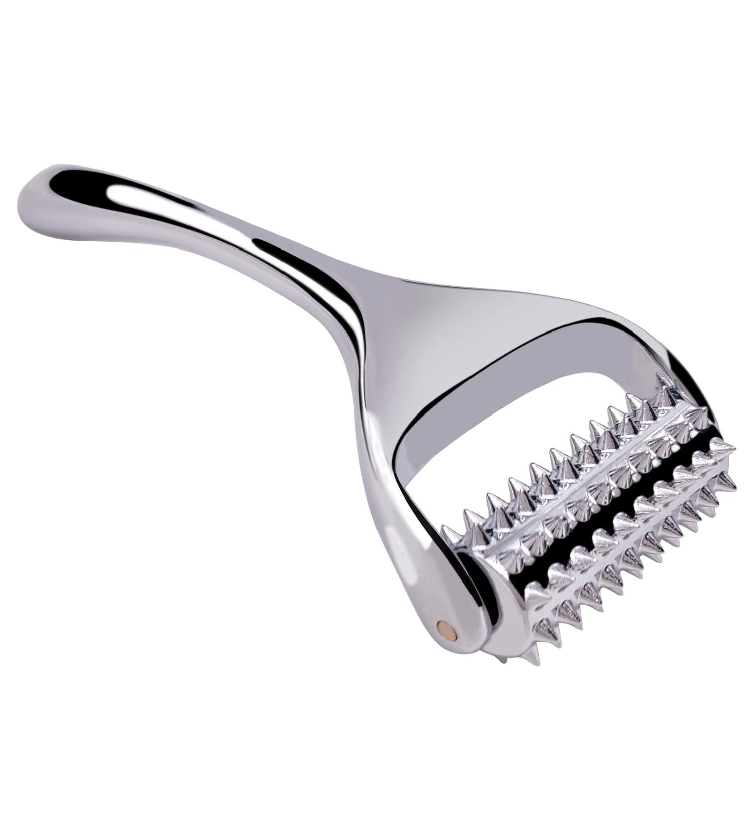 Buy Metal Microneedling Derma Scooter - Anti-Aging Wrinkle Reduction Pore Minimizer & Hair Loss Solution for Face & Body - Buy Online on GoSupps.com