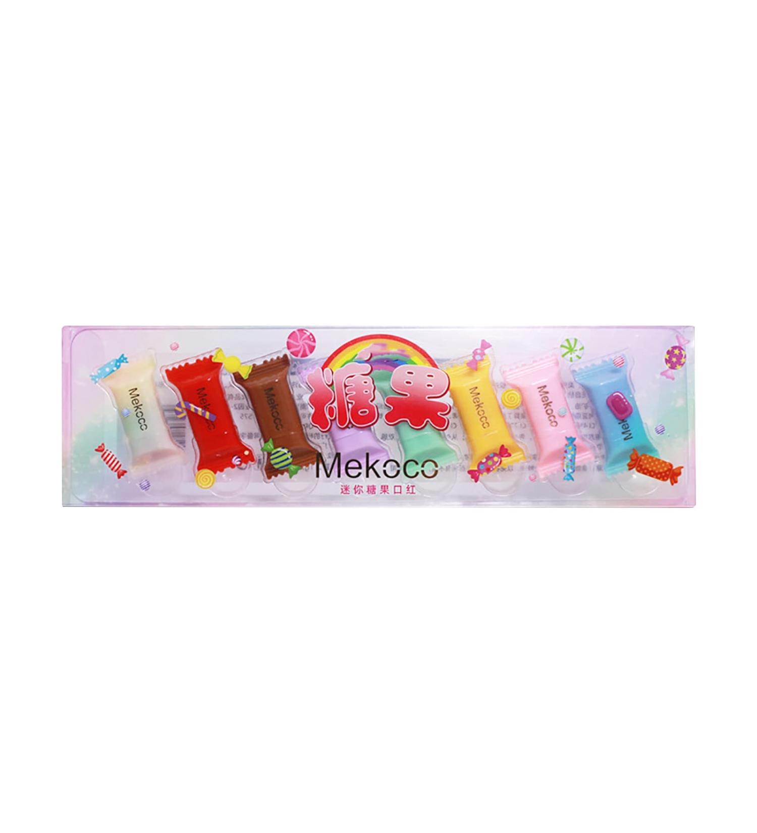 Mini Candy Lipstick Set - 8 Colors Velvet Capsule Makeup Gift | Nonstick & Organic - Buy Online on GoSupps.com