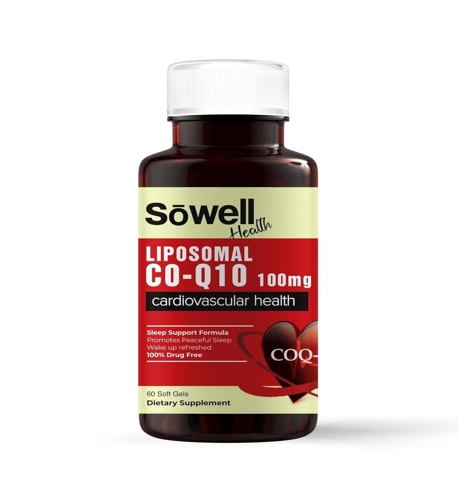 CoQ10 100mg - 3X Better Absorption Antioxidant | Heart Health & Energy - 60 Softgels - Buy Online on GoSupps.com