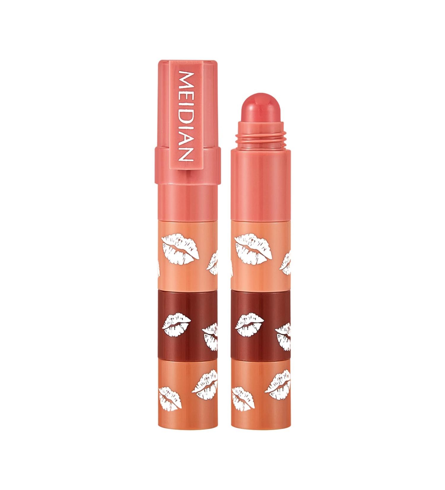 Bosuya 4in1 Velvet lipstick 4 colors matte lipstick & lip liner lip balm colored water resistant long lasting - Buy Online on GoSupps.com