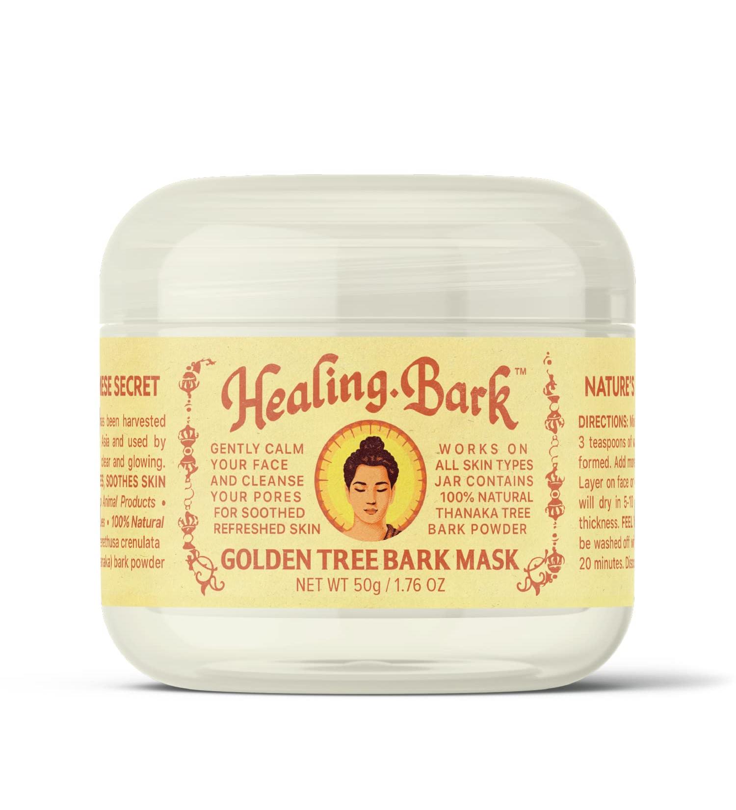 Natural Thanaka Healing Bark Face Mask - Deep Cleansing and Detoxifying DIY Skincare Remedy - Buy Online on GoSupps.com