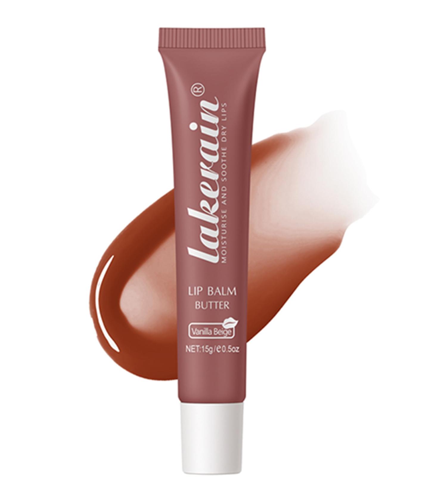 Brown Lip Butter Balm Vanilla Beige Hydrating Tint Butter Lip Gloss Sheer Lipgloss Lip Care Moisturizer Soothing Lip Treatment Makeup Non-Sticky Jelly Glow Reviver Fat Lip Oil Christmas Gift for Women-02 02# - Buy Online on GoSupps.com