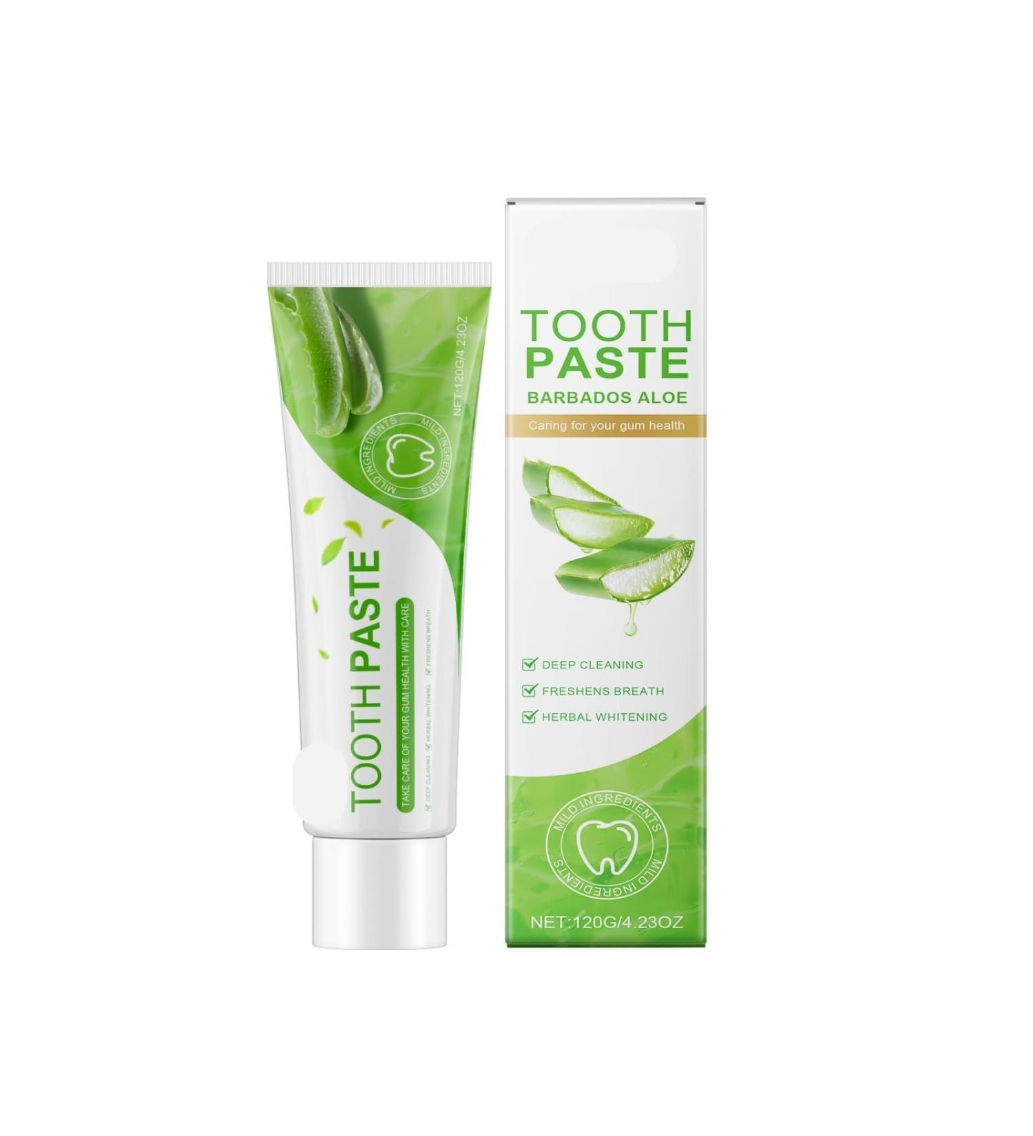 KLYso Aloe Vera Whitening Toothpaste - Premium Teeth Care for Stain Removal & Enamel Protection(2PCS) - Buy Online on GoSupps.com