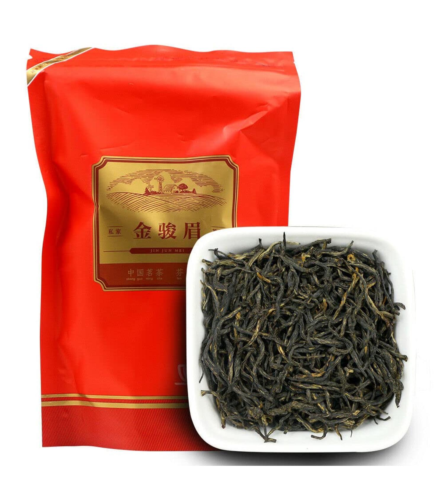 Th noir Wuyi biologique Sourcils dor s Jin Jun Mei Junmee 250g Th noir chinois (250g) - Buy Online on GoSupps.com