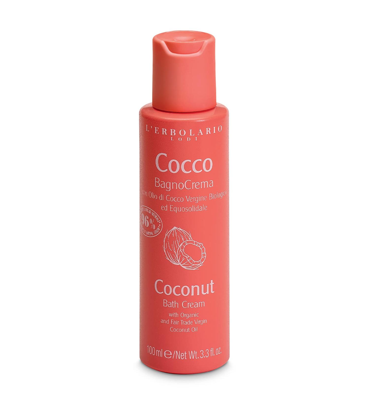 Lerbolario Coconut Bath Cream 3.4 oz - Luxurious Unisex Bath Cream - Buy Online on GoSupps.com