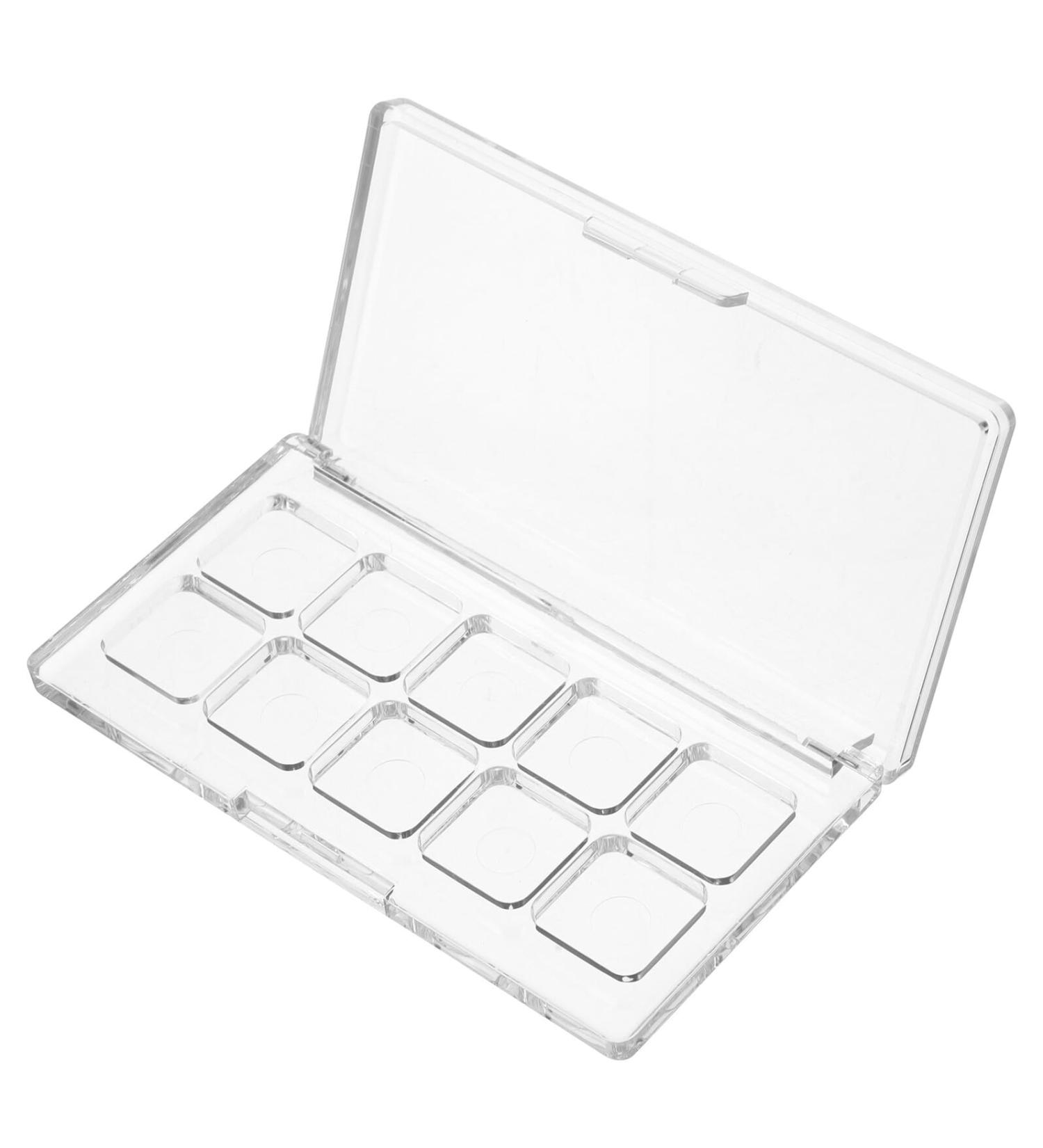  FONDOTIN Transparent Makeup Palette Refillable for Eyeshadow Blush Lipstick DIY Organizer with Spacious Compartments for Creative Makeup Lovers - Buy Online on GoSupps.com