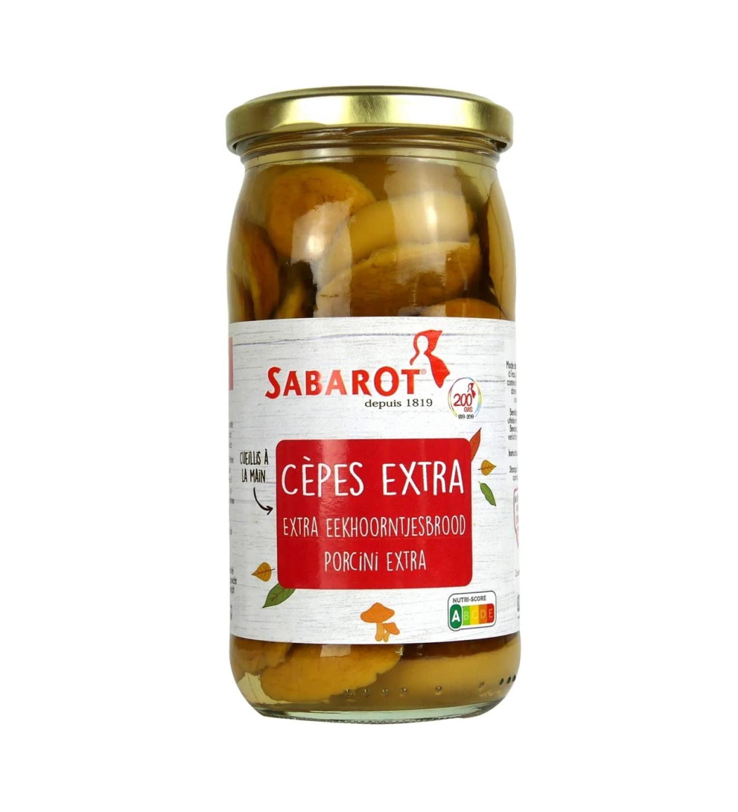 Sabarot - Extra porcini mushrooms in a jar 330g