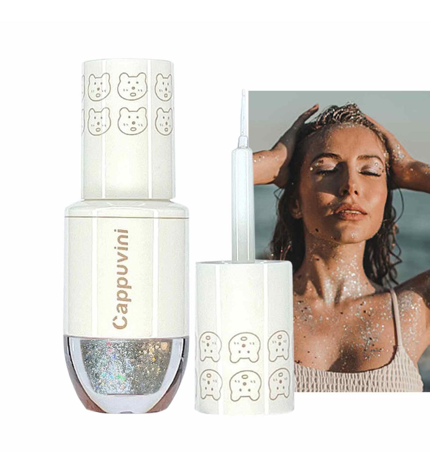 Glitter Eyeshadow 1.5g Bowling Liquid Eyeshadow Highlighter Style Attractive three-dimensional sense Eyeshadow Highlighter Liquid Eyeshadow Flash Sequin for Girls Women 05 - Buy Online on GoSupps.com