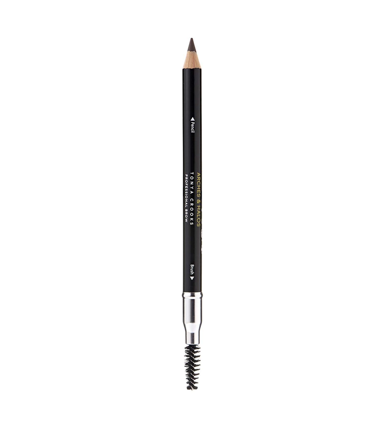 Arches & Halos Precision Brow Shaping Pencil - Double Sided Eyebrow Filler and Spoolie Brush - Vegan & Cruelty Free - Neutral Brown - 0.070 oz - Buy Online on GoSupps.com