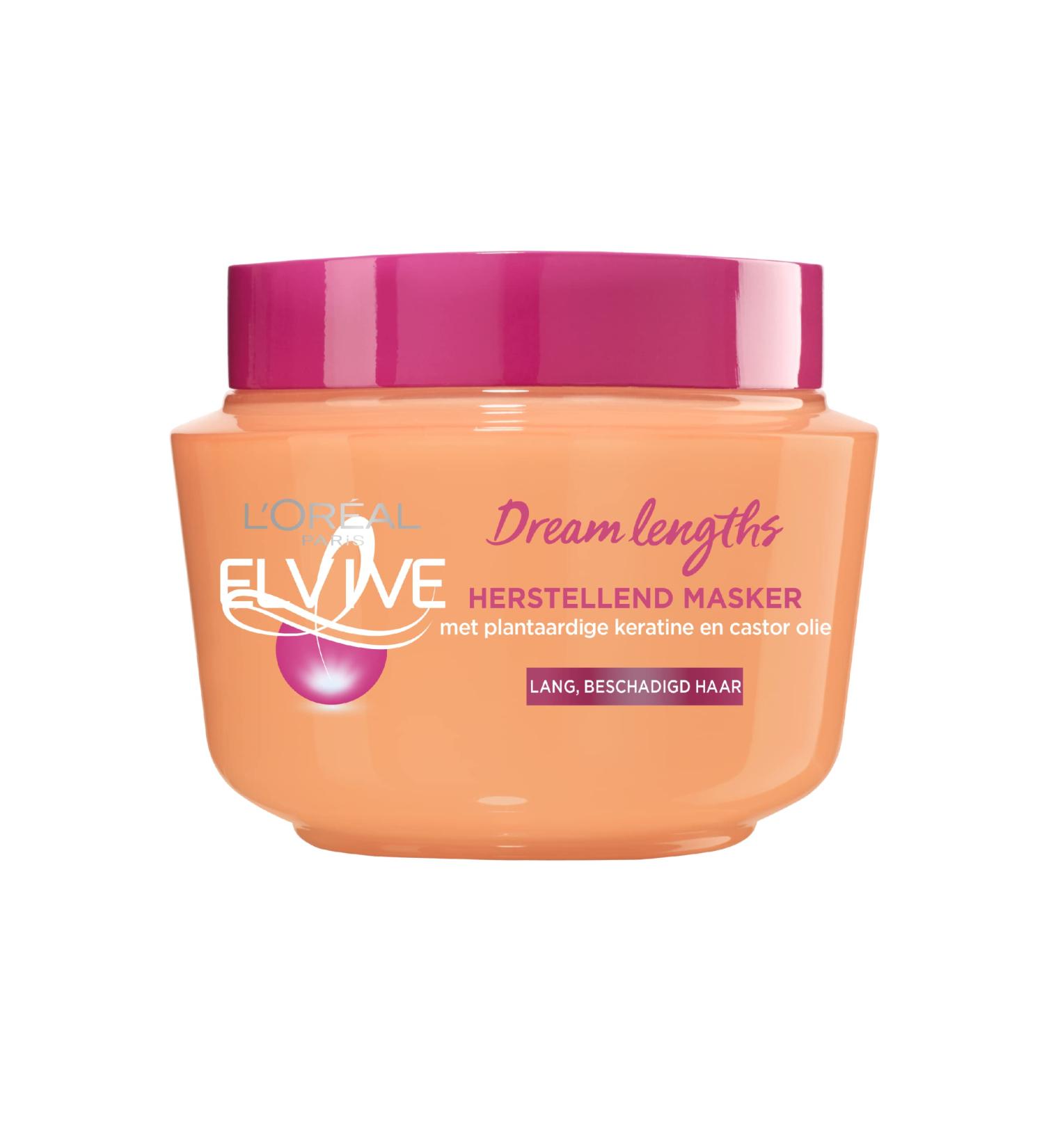 L'Oreal LOr al Paris Elvive Dream Lengths Hair Mask 300ml For Long & Damaged Hair Protects against hair breakage and split ends Gives shine to the hair - Buy Online on GoSupps.com